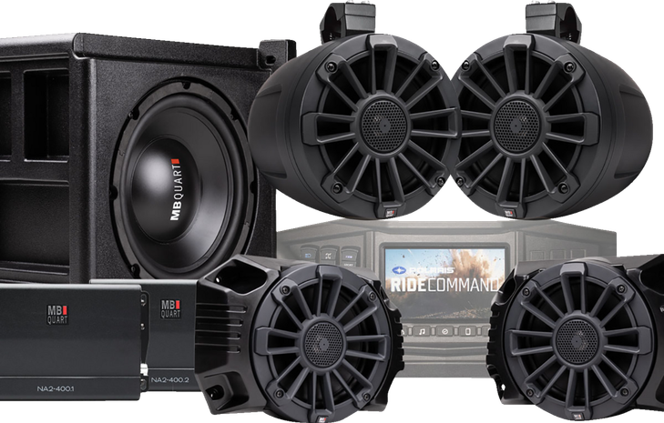 Mb Quart Audio Kit - Ranger With Ride Command Mbqrgstg5Rc1