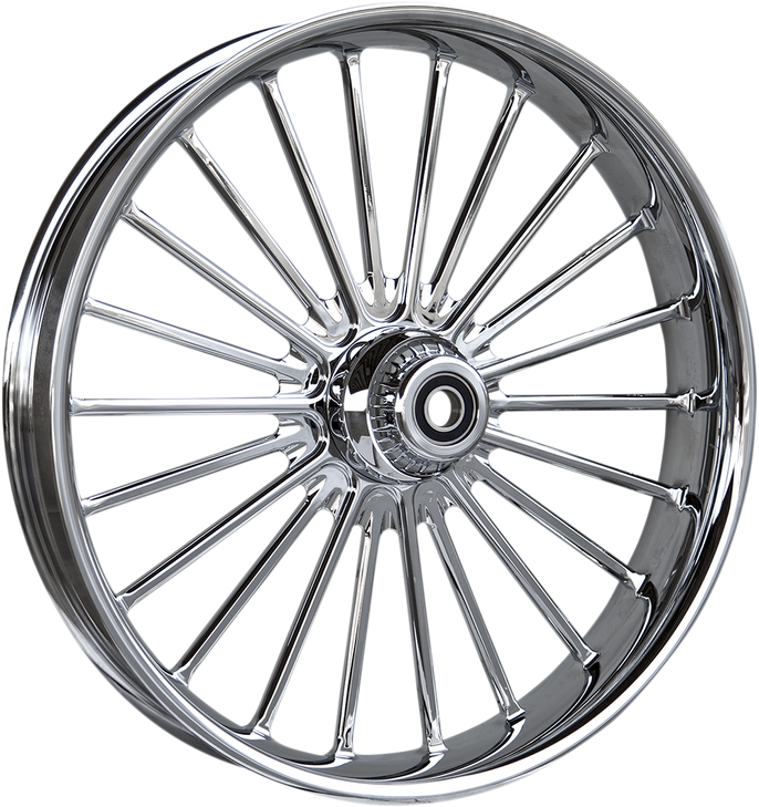 Rc Components Wheel - Illusion - Front - Dual Disc/Without Abs - Chrome - 21X3.5 21350-9031-126C