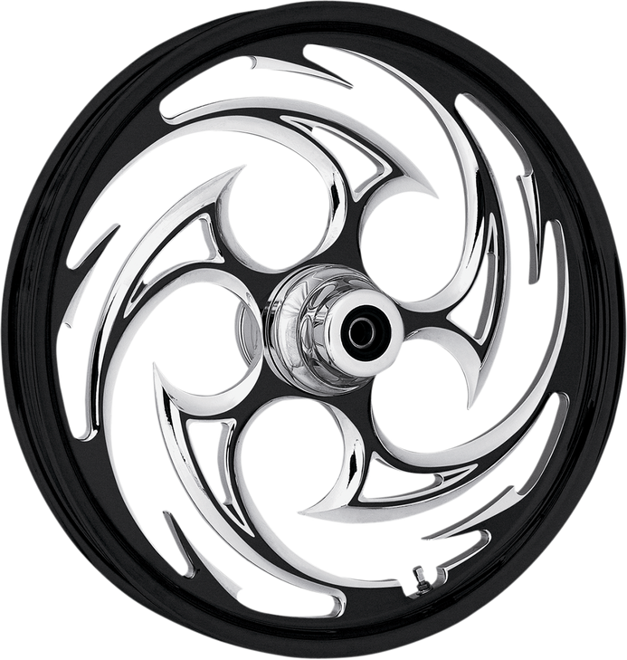 Rc Components Wheel - Savage Eclipse - Front - Single Disc/Without Abs - Black Eclipse - 16X3.5 - '00-'06 Flst 16350-9916-85E