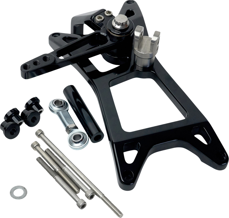 Speed Merchant Mid-Controls - Without Pegs - Black - Fl '17-'22 Sm-M8Flmidwopbk