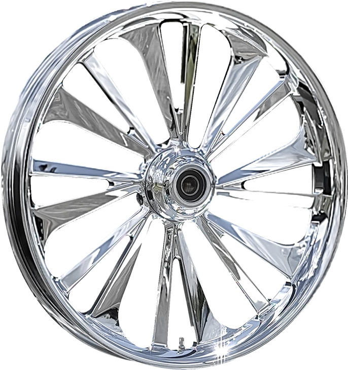 Rc Components Wheel - Dillinger - Front - Single Disc/With Abs - Chrome - 21X3.5 - Flh 213Hd032A21138C