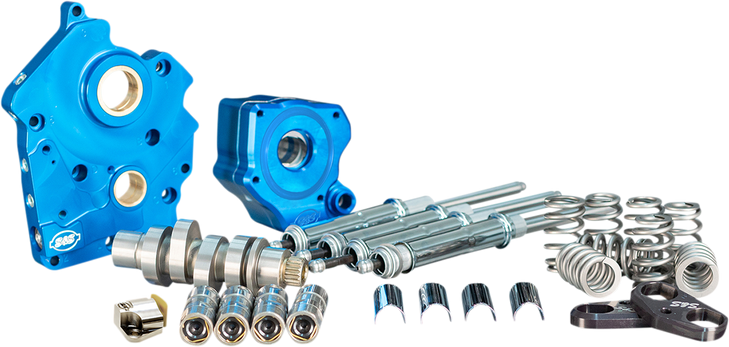 S&S Cycle Cam Chest Kit With Plate - Chain Drive - Water Cooled - 540 Cam - Chrome Pushrods - M8 310-1116A