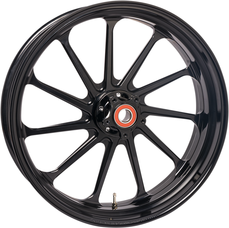 Performance Machine (Pm) Wheel - Assault - Front - Dual Disc/Without Abs - Black Ops - 21X3.5 1202-7106R-Aslajap-B
