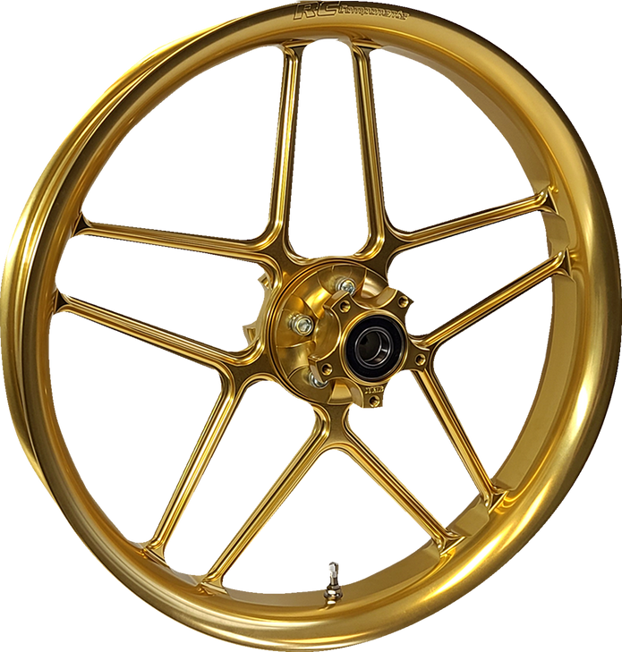 Rc Components Wheel - Laguna - Front - Dual Disc/With Abs - Gold - 19X3 930-140G-Fa