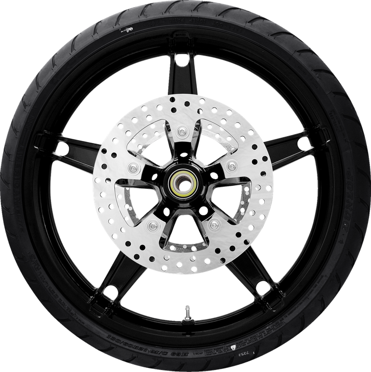 Coastal Moto Wheel Front Daytona W/Tire Abs(Tpms)Install Blk 21"  320Mm Pkg-Day213Sb-24Abst