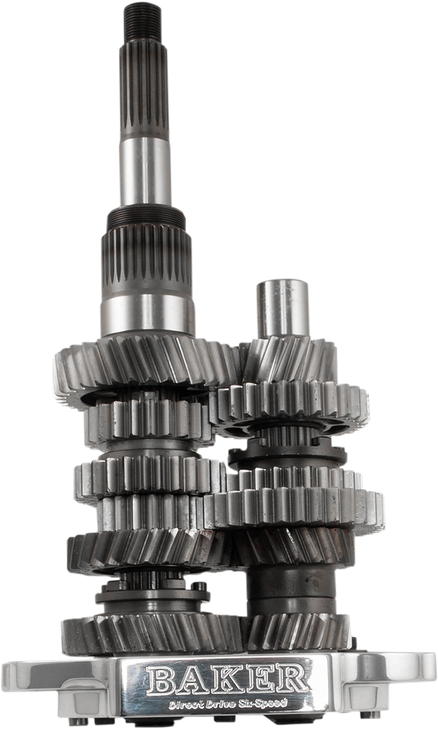 Baker Drivetrain 6-Speed Gear Set - Polished Od6-401S-02
