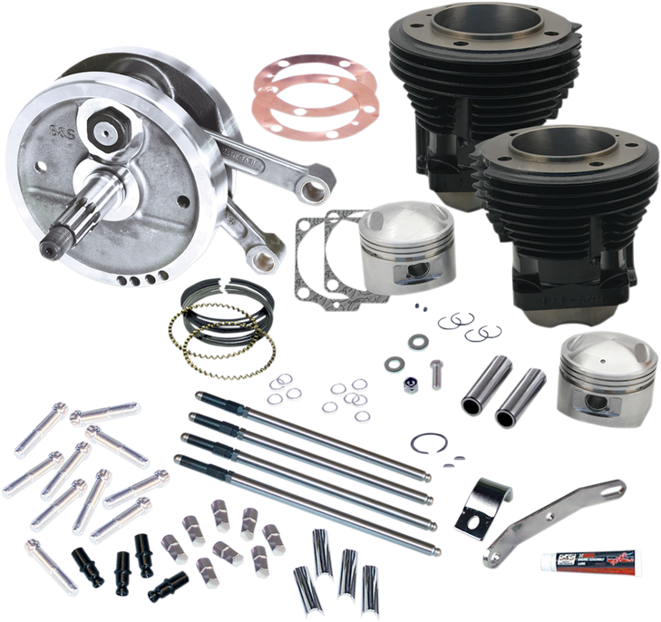 S&S Cycle 96" Sidewinder Big Bore Stroker Engine Performance Kit 91-9134