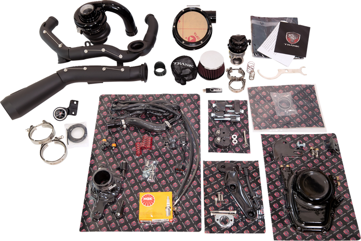 Trask Tornado Turbo Performance Kit - Black With Black Exhaust Tm-7600-Bk