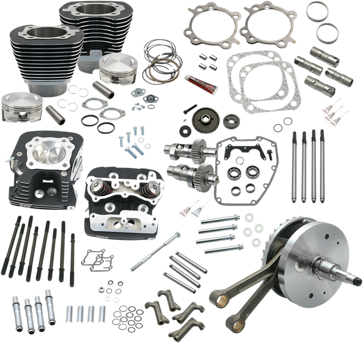 124" Hot Set Up Engine Performance Kit - Black 900-0565