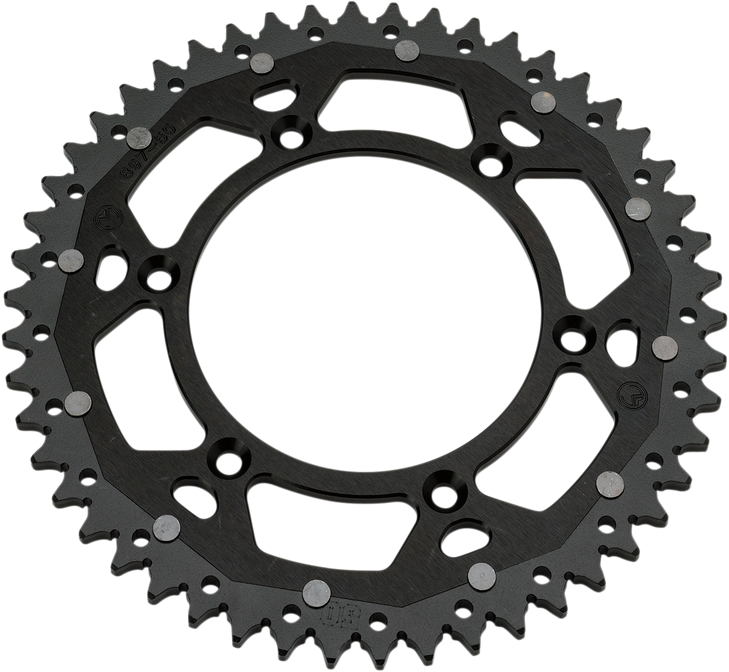 Moose Racing Dual Sprocket - Black - 50 Tooth 1210-808-50-10X
