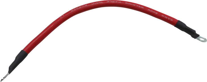 Moose Racing Battery Cable - 10" - Red 680-6710