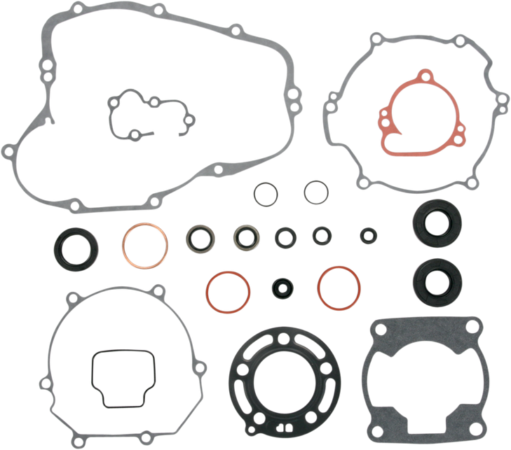 Moose Racing Motor Gasket Kit With Oil Seal - Kawasaki 811419Mse