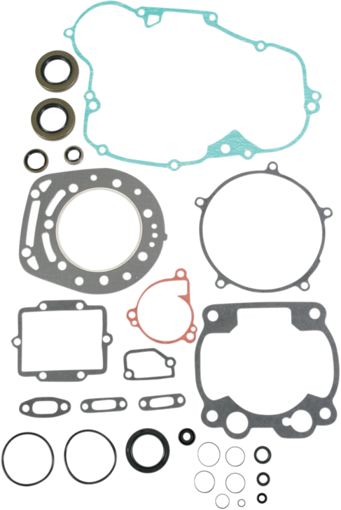 Moose Racing Motor Gasket Kit With Oil Seal - Kawasaki 811470Mse