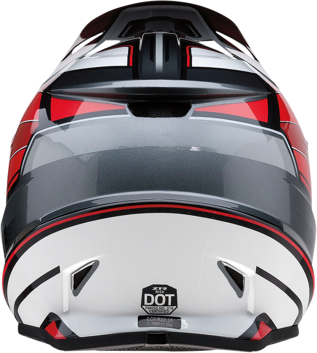 Z1R Rise Helmet - Mc - Red/Gray - Medium