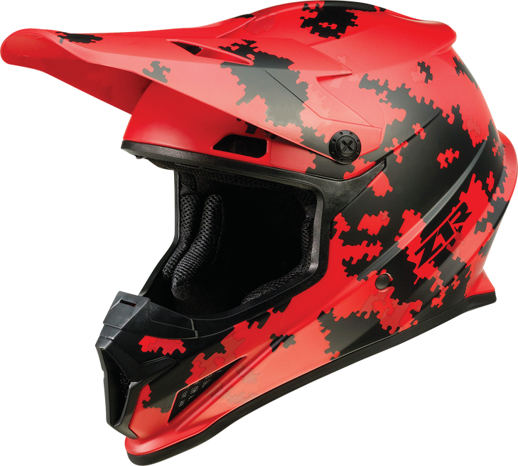 Z1R Rise Helmet - Digi Camo - Red - Large