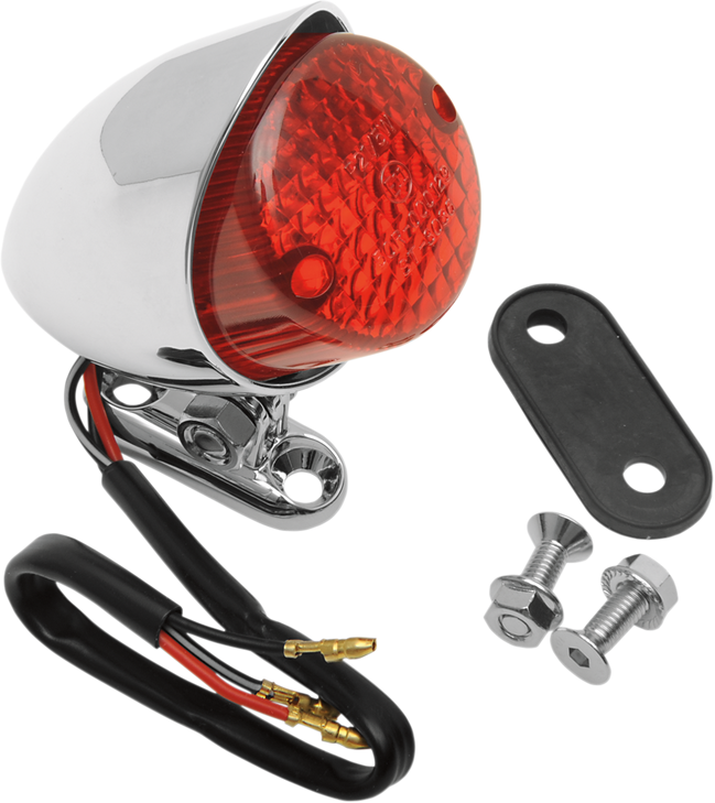 Drag Specialties Taillight - Bobber - Red Lens