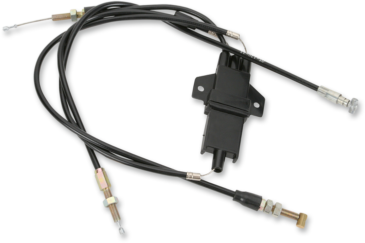 Parts Unlimited Black Vinyl Throttle Cable - Bombardier