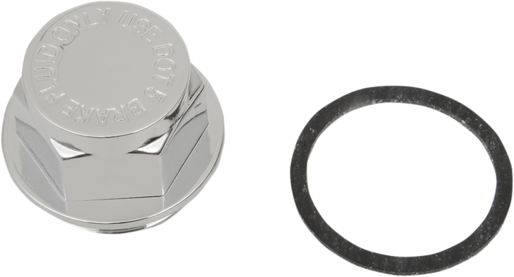 Drag Specialties Chrome Master Cylinder Cap
