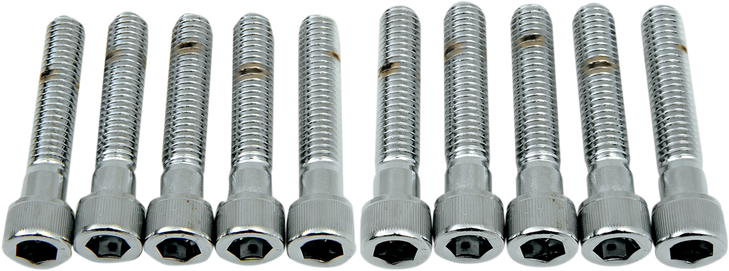 Drag Specialties Bolts - Socket-Head - Knurled - 3/8-16 X 2"