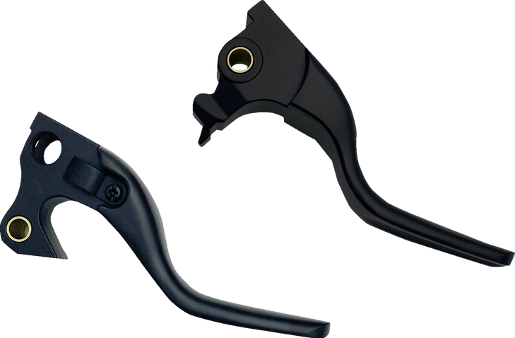 Drag Specialties Lever Set Short Matte Black 14-22 Xl