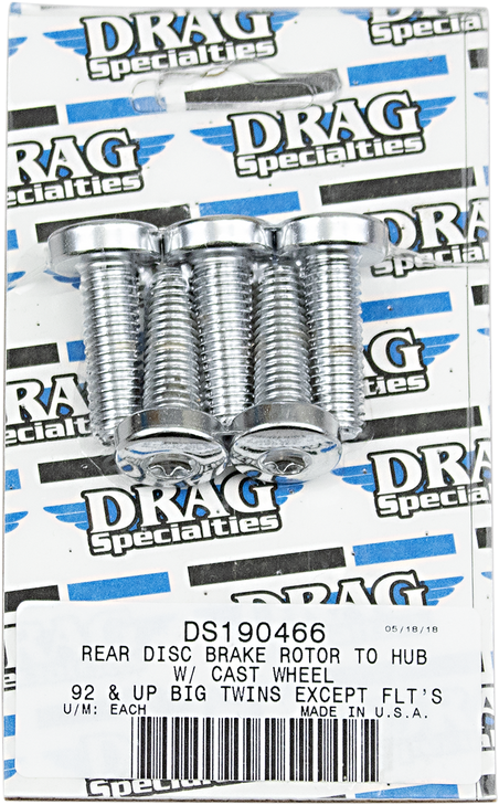 Drag Specialties Mounting Kit - Rotor - Cast - Rear