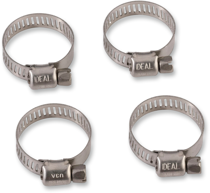 Moose Racing Clamp Hose - Stainless Steel - 13-32 Mm - 4-Pack 114-6412