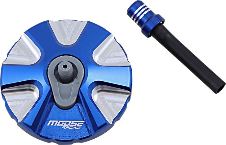 Moose Racing Aluminum Gas Cap - Blue - Husqvarna T03-5111L