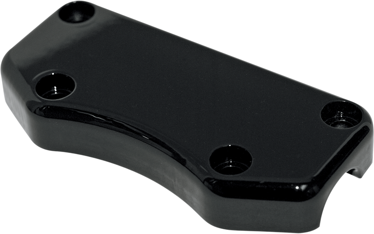 Drag Specialties Handlebar Clamp - Buffalo - Smooth - Black