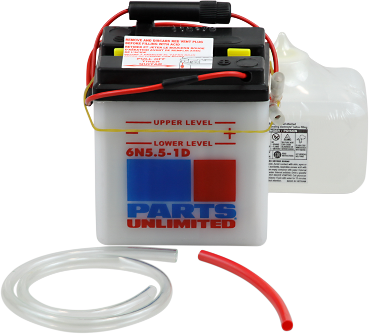 Parts Unlimited Battery - 6N5.5-1D