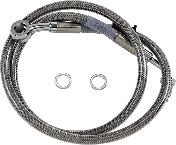 Drag Specialties Brake Line - +6" - Stainless Steel - '18-'22 Softail