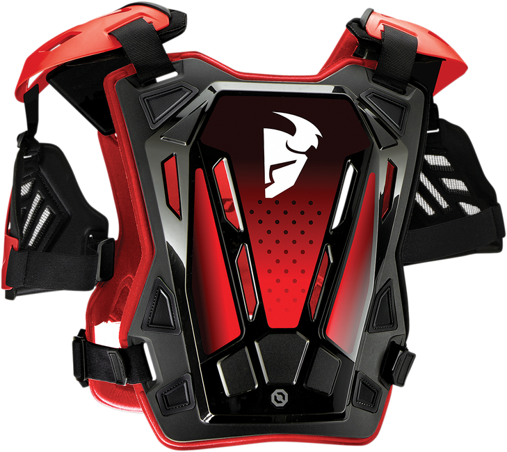 Thor Youth Guardian Roost Deflector - Red - 2Xs/Xs
