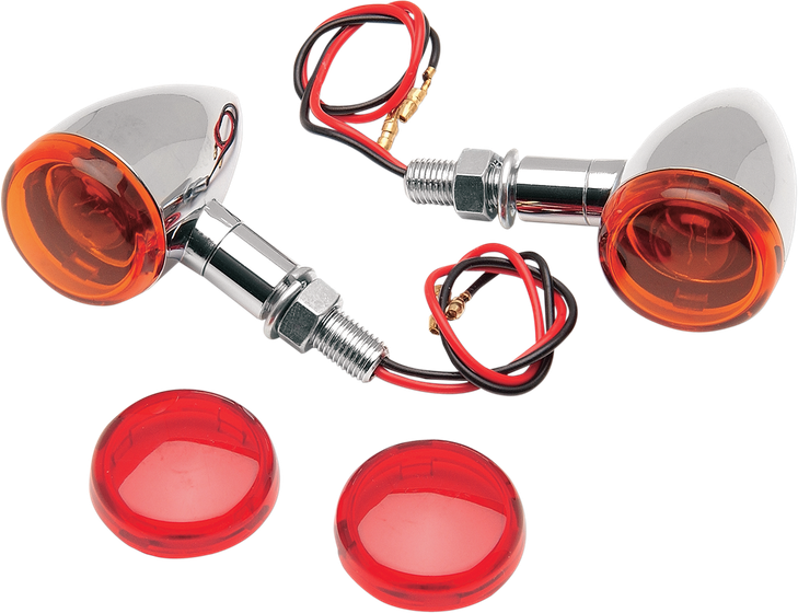 Drag Specialties Light,Mini-Duce Ambr/Rd