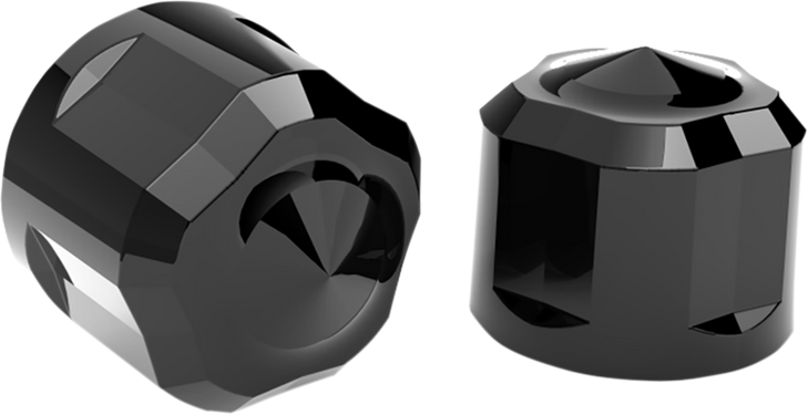 Ciro Caps - Engine/Bolt/Cover - Crown/Diamond-Cut - Chrome - M8 70021