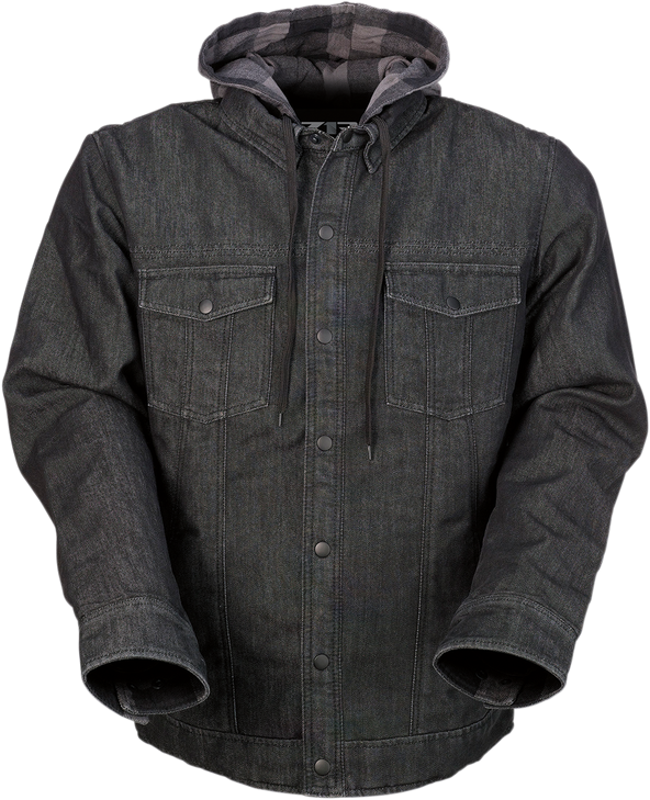 Z1R Timber Denim Shirt - Black/Gray - 2Xl