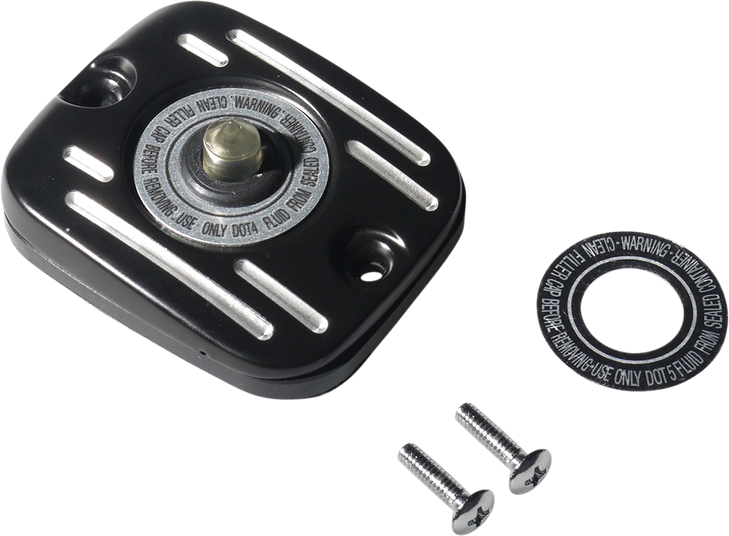 Drag Specialties Front Brake Master Cylinder Cover - Black