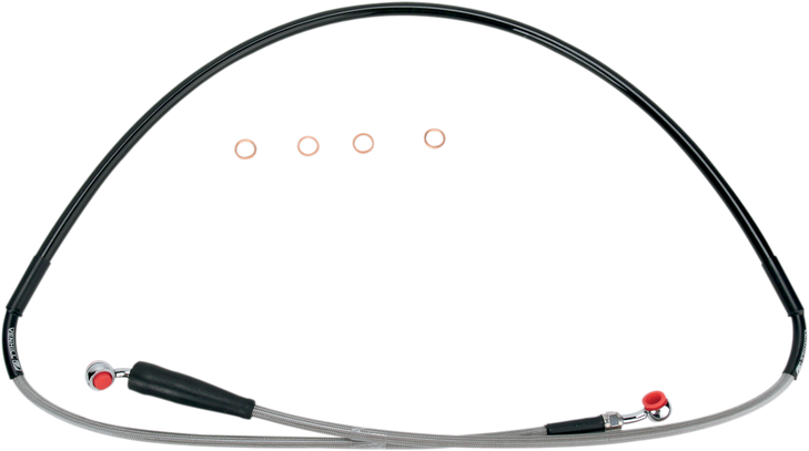 Moose Racing Brake Line - Front - Stainless Steel - Dr-Z 400 Sm S01-1-038/P