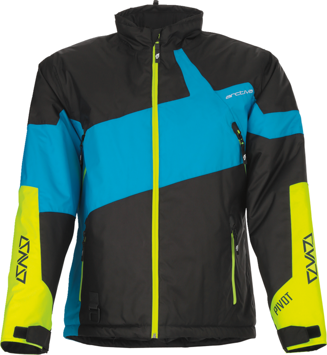 Arctiva Pivot 6 Jacket - Black/Blue/Hi-Vis - 2Xl