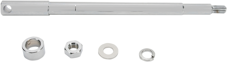 Drag Specialties Axle Kit - Front - Chrome - '80-'82 Fxwg