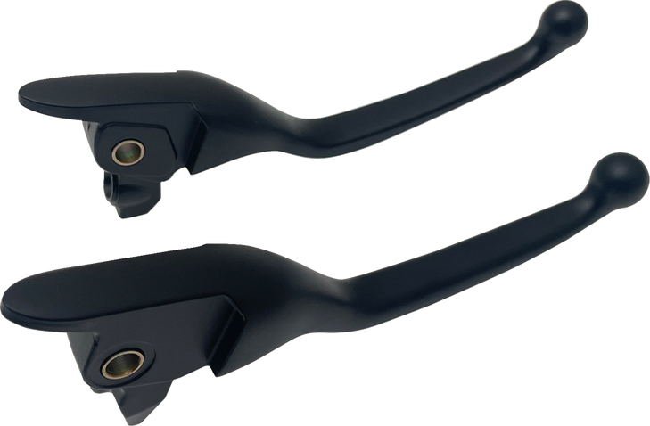 Drag Specialties Lever Set Narrow Matte Black 17-20 Tour