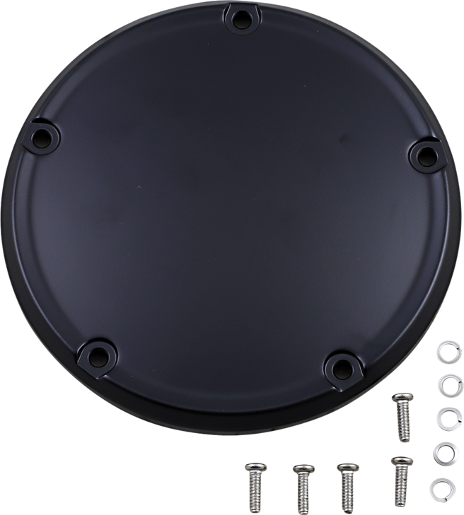 Drag Specialties Derby Cover - Matte Black - Softail