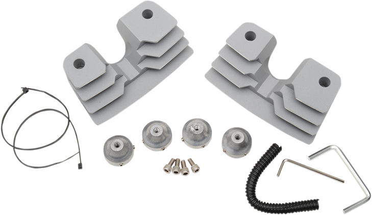 Drag Specialties Spark Plug Cover - Silver - Twin Cam