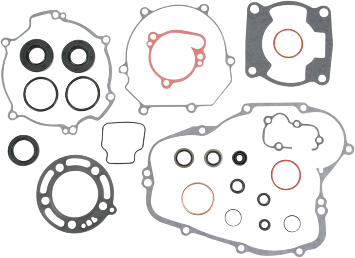 Moose Racing Motor Gasket Kit With Oil Seal - Kawasaki 811418Mse