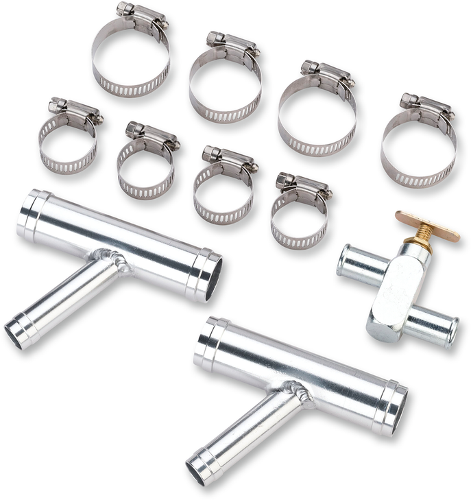 Moose Utility Cab Heater Y Fitting With Shutoff Valve Kit Z17554