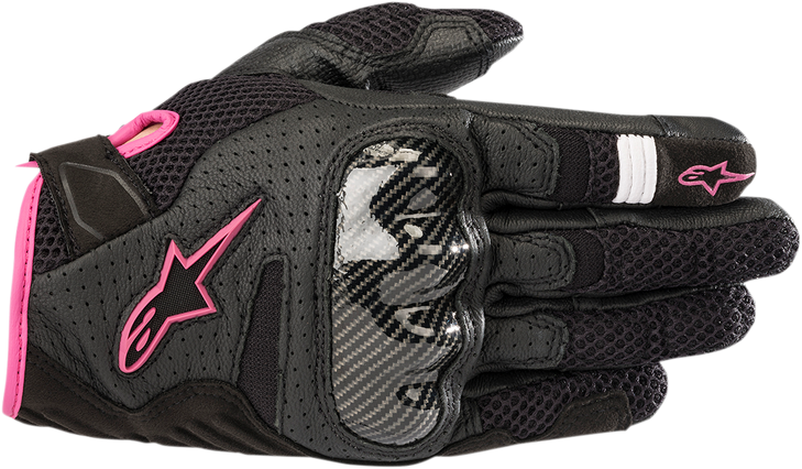 Stella Smx-1 Air V2 Gloves - Black/Fuchsia - Medium 3590518-1039-M