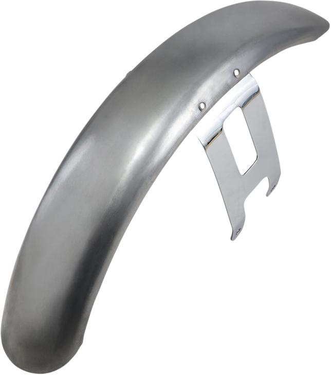 Drag Specialties Wide Glide-Style Front Fender With Chrome Mounting Brackets - For 19" Or 21" Wheel