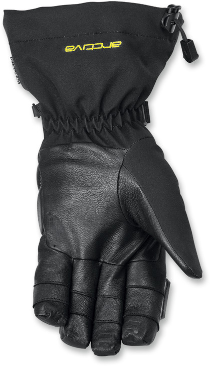Arctiva Meridian Gloves - Black/Hi-Vis Yellow - 3Xl