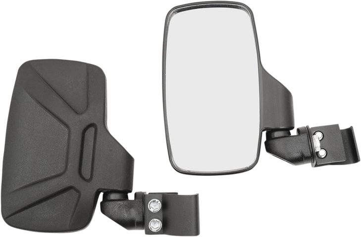 Moose Utility Mirrors - Side View - Rectangle - Black 56-18083A