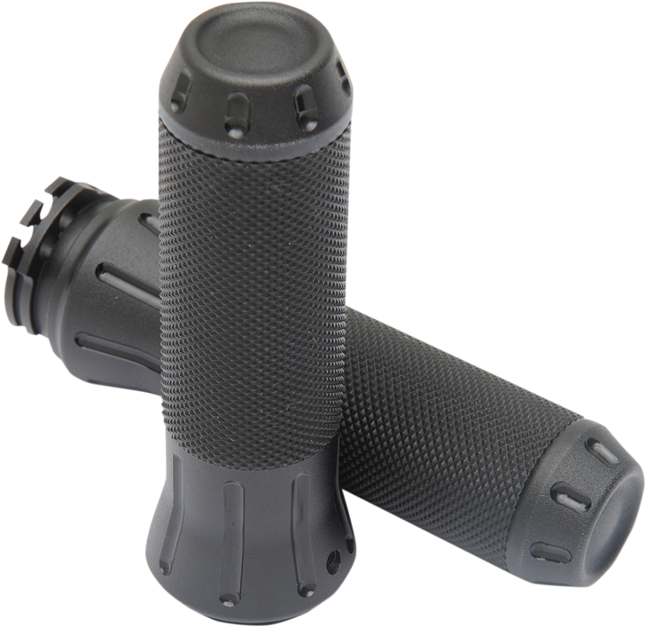 Drag Specialties Grips - Custom - Shot-Peened - Black
