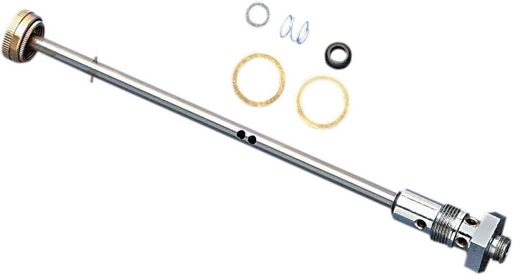 Drag Specialties Gas Valve Shut-Off Rod Kit - Chrome