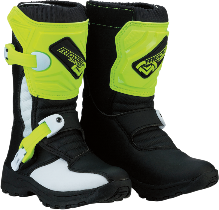 Moose Racing M1.3 Boots - Black/Hi-Viz Yellow - Size 11 3411-0474
